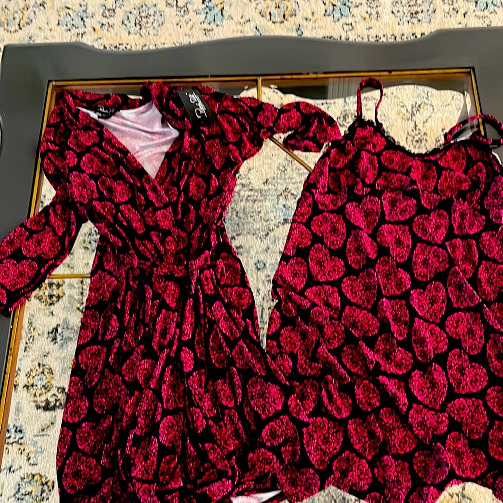 Nightgown with matching robe